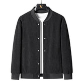 Versatile Solid Color Couple Baseball Jersey For Winter